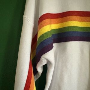 A&F Pride Crop Sweatshirt